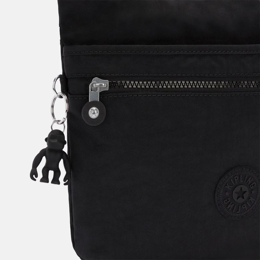 Kipling Arto schoudertas black noir bij Duifhuizen